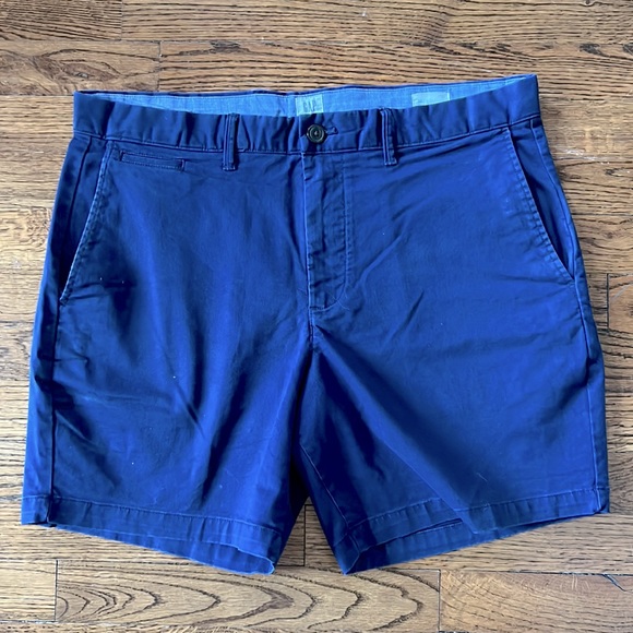 Gap Mens Navy Side Pocket Cotton Short size 32 - Picture 1 of 3